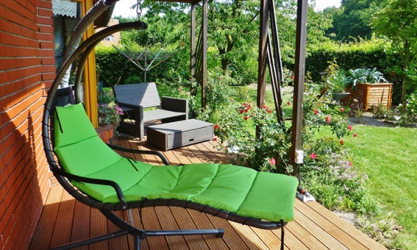 Eine perfekte Terrasse für den heißen Sommer