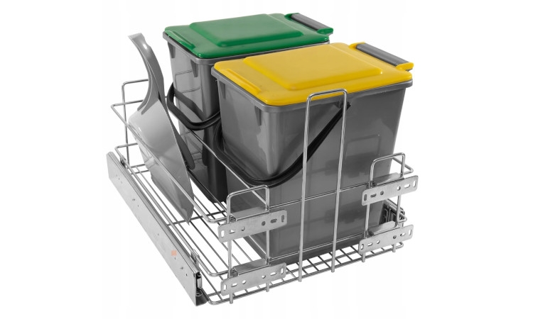 Pull-out waste bin 